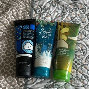 Bath & Body Works Kids Bath Cream Trio - Black, Blue, Green